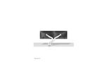 Neomounts NEXT Slim DS70-250WH2 mounting kit - full-motion - for 2 monitors - white
