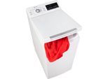 BAUKNECHT Waschmaschine Toplader "WAT Eco 712 B3", D (A-G), weiß, B:40cm H:90cm T:70cm, Waschmaschinen, Kurz 30 min., Vollwasserschutz, SoftOpening, Startzeitvorwahl