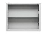 Schäfer Shop Select Aufsatzregal MS, 2 OH, B 950 x T 400 x H 800 mm, Stahlblech, Lichtgrau