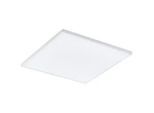 Xxxl Led-Deckenleuchte , Weiß , Metall, Kunststoff , quadratisch , 44x7x44 cm , Lampen & Leuchten, LED Beleuchtung, LED-Deckenleuchten