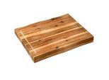 Kesper Servierbrett , Akaziefarben , Holz , Akazie , 48x7x36.5 cm , FSC 100% , Saftrille , Geschirr, Tischkultur & Serviergeschirr, Servierplatten