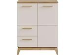 Paidi Highboard , Eichefarben, Beige , Holzwerkstoff , 1 Schubladen , 95.20x123.10x39.60 cm , Blauer Engel, Goldenes M , Kleinmöbel, Kommoden, Highboards