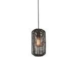 Good & Mojo Hängeleuchte , Schwarz , Holz , Rattan , 18x35x18 cm , LED-Leuchtmittel austauschbar , Lampen & Leuchten, Innenbeleuchtung, Hängeleuchten, Pendelleuchten
