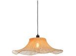 Good & Mojo Hängeleuchte , Naturfarben , 50x15x50 cm , LED-Leuchtmittel austauschbar , Lampen & Leuchten, Innenbeleuchtung, Hängeleuchten, Pendelleuchten