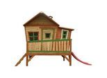 Ambia Garden Spielturm , Braun , Holz , Zeder , massiv , 345x229x180 cm , Fsc , Freizeit & Co, Gartenspielzeug, Spieltürme