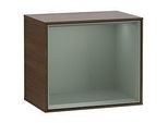 Villeroy und Boch Finion Regalmodul FD10GMGN 41,8x35,6x27cm, Regal Olive Matt, Walnut veneer