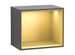 Villeroy und Boch Finion Regalmodul FD10HFGK 41,8x35,6x27cm, Regal Gold Matt, Anthracite matt