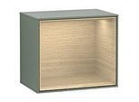 Villeroy und Boch Finion Regalmodul FD10PCGM 41,8x35,6x27cm, Regal Oak Veneer, Olive Matt Lacquer