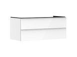 hansgrohe Xelu Q Waschtischunterschrank 54082700 1180x485x550mm, 2 Schubkästen, weiß hochglanz, mattweiß