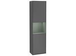 Villeroy und Boch Finion Hochschrank F470GMGK 41,8x151,6x27cm, rechts, Regal Olive Matt Lacquer, Anthracite matt