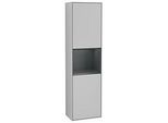 Villeroy und Boch Finion Hochschrank F470HGGJ 41,8x151,6x27cm, rechts, Regal Midnight Blue Matt Lacquer, Light grey matt