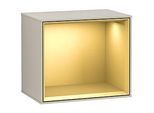 Villeroy und Boch Finion Regalmodul F580HFHH 41,8x35,6x27cm, Regal Gold Matt, Sand Matt Lacquer