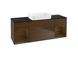 Villeroy und Boch Finion Waschtischunterschrank G742GNGN 160x60,3x50,1cm, Regale Walnut veneer, Walnut veneer