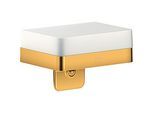 hansgrohe Axor Lotionspender 42819990 mit Ablage, Glas, polished gold optic