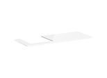 hansgrohe Xelu Q Konsole 54097050 1360 x 550 mm, Ausschnitt links, 540 x 480 mm, weiß hochglanz