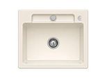 Villeroy und Boch Siluet Spüle 334602KR mit Ablaufgarnitur und Exzenterbetätigung, Crema