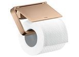 hansgrohe Axor Papierrollenhalter 42836300 mit Deckel, Metall, polished red gold
