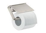 hansgrohe Axor Papierrollenhalter 42836800 mit Deckel, Metall, Edelstahl-Optik