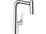 hansgrohe Metris M7116-H220 Küchenarmatur 73800000 chrom, mit sBox, mit Ausziehbrause