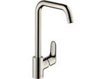 hansgrohe Focus M41 Spültisch-Einhebelmischer 260 31821800 1jet, edelstahl-optik