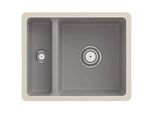 Villeroy und Boch Unterbauspüle 675801KD mit Ablaufgarnitur und Handbetätigung, Fossil
