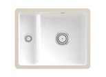 Villeroy und Boch Unterbauspüle 675801R1 mit Ablaufgarnitur und Handbetätigung, weiß