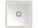 Villeroy und Boch Unterbauspüle 332501RW mit Ablaufgarnitur und Handbetätigung, Stone White