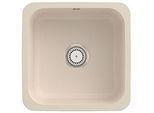 Villeroy und Boch Unterbauspüle 670301FU mit Ablaufgarnitur, Handbetätigung, Befestigungssatz, Ivory