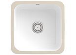 Villeroy und Boch Unterbauspüle 670301KG mit Ablaufgarnitur, Handbetätigung, Befestigungssatz, Snow White