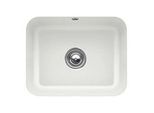 Villeroy und Boch Unterbauspüle 670601SM mit Ablaufgarnitur, Handbetätigung, Befestigungssatz, Steam