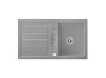 Villeroy & Boch Flavia Einbauspüle 330502SL mit Ablaufgarnitur und Exzenterbetätigung, Stone