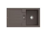 Villeroy & Boch Flavia Einbauspüle 330501TR mit Ablaufgarnitur und Handbetätigung, Timber
