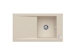 Villeroy und Boch Spüle 330702AM mit Ablaufgarnitur und Exzenterbetätigung, Almond