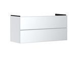 hansgrohe Xevolos E Waschtischunterschrank 54184320 1180x555x475mm, 2 Schubladen, mattweiß, weiß metallic