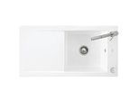 Villeroy & Boch Timeline Einbauspüle 679002R1 mit Ablaufgarnitur und Exzenterbetätigung, weiß