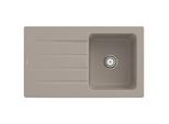 Villeroy und Boch Architectura Spüle 335001AM mit Ablaufgarnitur und Handbetätigung, Almond
