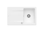 Villeroy und Boch Flächenbündige Spüle 33342FRW mit Ablaufgarnitur und Exzenterbetätigung, Stone White