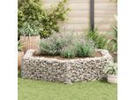 vidaXL Sechseckiges Gabionen-Hochbeet 200x173x40 cm
