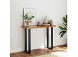 vidaXL Konsolentisch Teak 100 x 35 x 75 cm