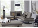 Ecksofa W.SCHILLIG "broadway, Designsofa, toller Sitzkomfort, zeitlos, elegant, L-Form", grau (grau s22), B:284cm H:94cm T:224cm, Flachgewebe S22 (100% Polyester), Sofas, Ecksofa, Sitztiefenverstellung, Kopfteil- & Seitenteilverstellung, Breite 284cm