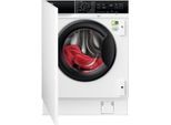 AEG Einbauwaschmaschine "LR8BI7480", A (A-G), weiß, B:60cm H:82cm T:55cm, Waschmaschinen, PowerCare-Technologie