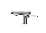 LAUFEN Kartell Waschtischarmaturmit Deco Disc H3113310041111, o. Ablaufgarnitur, mit Hebel