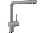 Blanco Linus-s Küchenarmatur 516689 ausziehbar, SILGRANIT-Look alumetallic