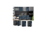 Vicco Hängeschrank Fame-Line Anthrazit Dunkelblau Hochglanz 50 cm