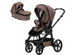 Kombi-Kinderwagen HARTAN "Rock it GTR Outdoor", Baby, braun (toffee), Aluminium, Polyester, Baumwolle, Kinderwagen, Made in Germany