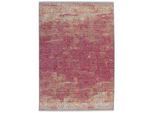 Novel Flachwebeteppich , Orange, Rot , Textil , Vintage , rechteckig , 80x150 cm , Oeko-Tex® Standard 100 , pflegeleicht , Teppiche und Böden, Teppiche, Webteppiche