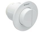 Geberit WC-Steuerung Typ 01 116044111 pneumatisch, Kunststoff, 2-Mengen-Spülung, vorragend, weiß-alpin