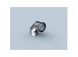 Bertrams Polyline LAS Bogen 42BG87-80 DN 80/125, 87°, innen, Edelstahl
