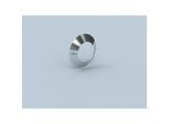 Bertrams Polyline LAS Rosette 42RO110 DN 110/160, Edelstahl