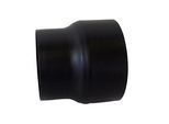 Bertrams ST-Pu Erweiterungsstück 08ES130-180 Ø 130 x 180 mm, pulverbeschichtet, schwarz